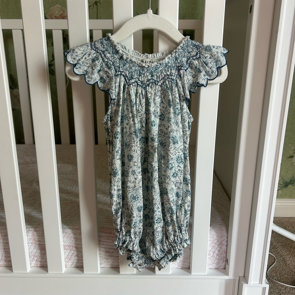 Baybala Baby Romper with Ruffled Sleeves